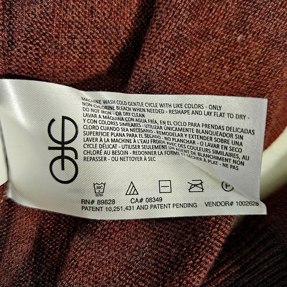 Ella Moss Burgundy Open Front "Karla" Cardigan Sweater - Picture 9 of 10